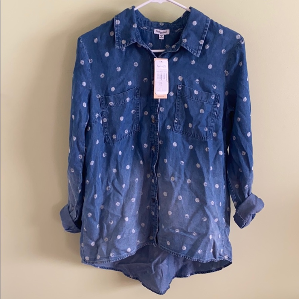 buttery soft denim top